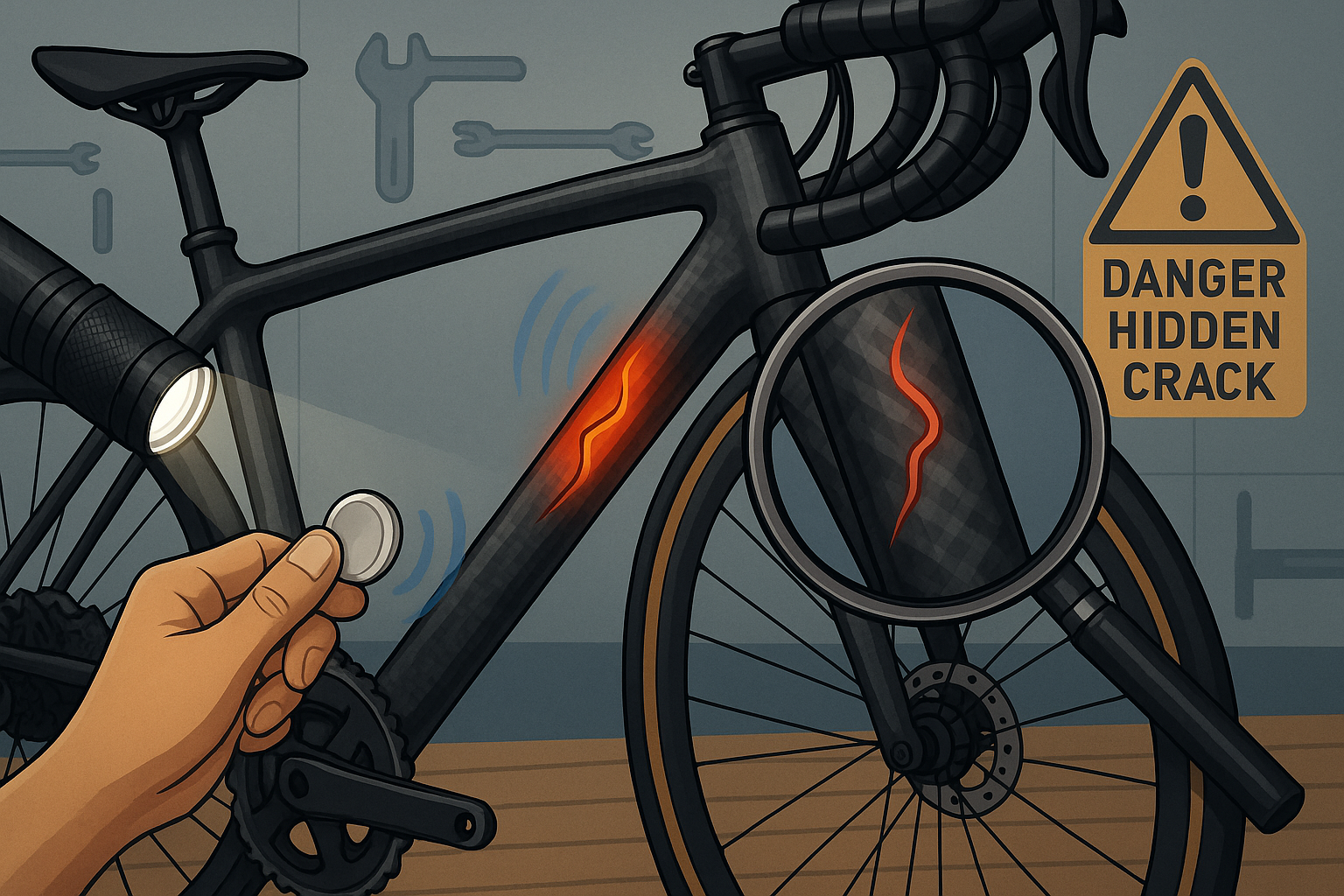 Detecting Cracks in Carbon Frames
